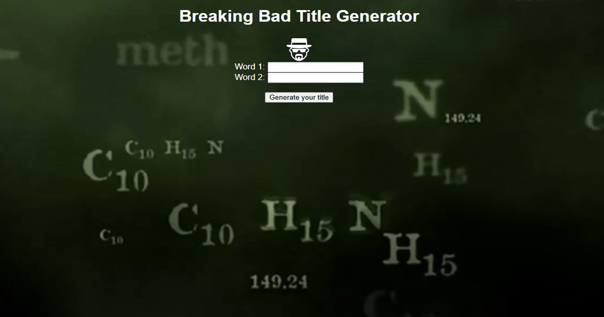 Breaking Bad Titler